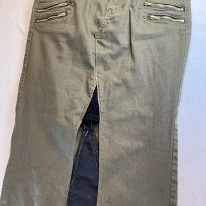 Jennifer Lopez Dark Green Denim Jeans skirt size 4